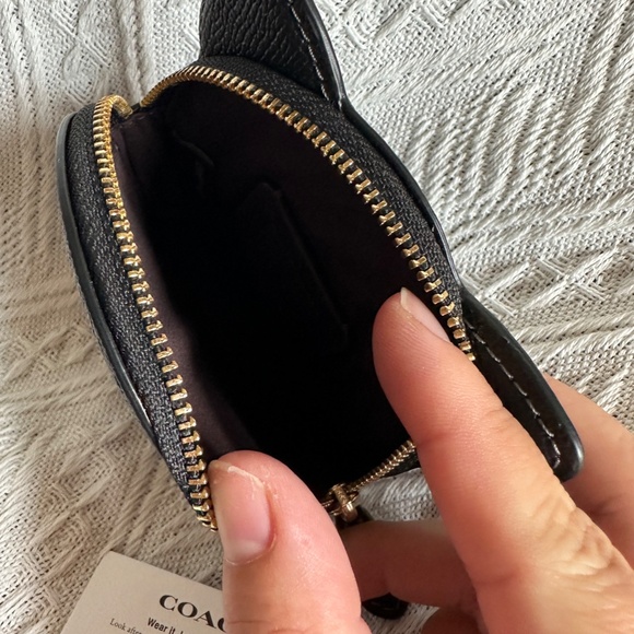 NWOT! RARE! Coach Coin Case Wallet With Halloween Black Cat CW464 - Picture 6 of 6